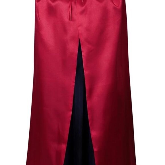 Unisex Christmas Halloween Witch Party Reversible Hooded Adult Vampires Cape Clo - Picture 2 of 5